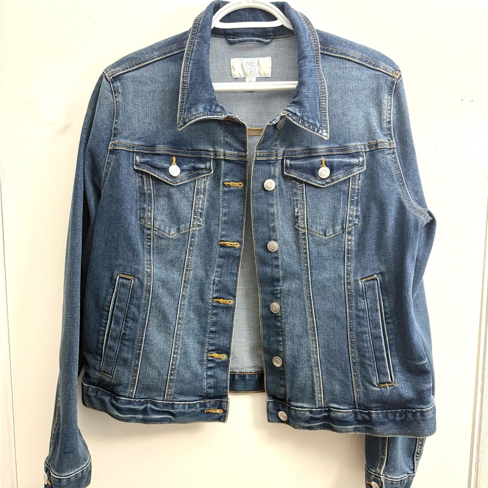 Time and Tru Blue Jean Jacket